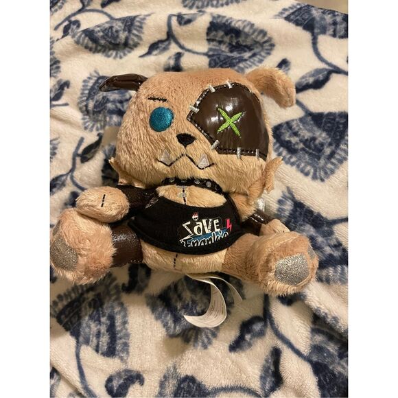 Monster High Watzit Frankie Stein Freaky and Fabulous Pets 6” plush puppy dog - Picture 1 of 3